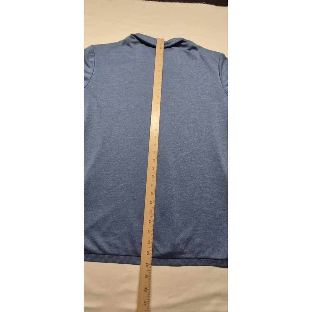 Adidas Golf‎ men's blue sports polo gray Logo sz. XL